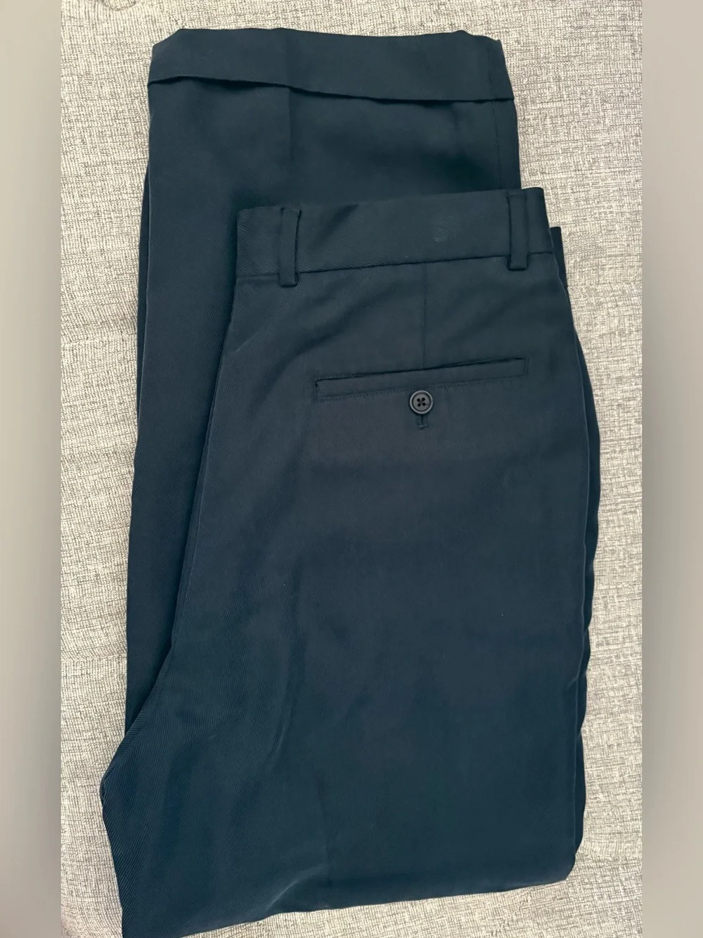 Claiborne Navy Flat-Front Men's Shorts